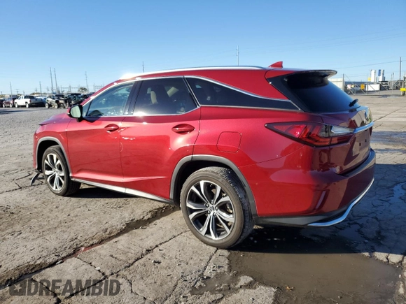 2021 Lexus RX 350L with VIN JTJHZKEA6M2022937, listed as a Copart auction lot 81371844 with 60,329 mi miles and Salvage title. Bid and sale history available at DreamBid. Image 2.