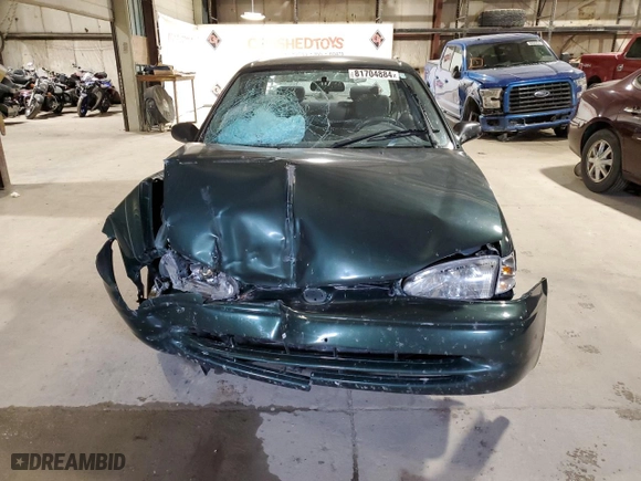 2001 Chevrolet Prizm with VIN 1Y1SK54881Z435826, listed as a Copart auction lot 81704884 with 76,000 mi miles and Salvage Title. Bid and sale history available at carsss.com. Image 5.