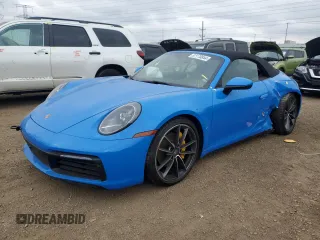 2022 Porsche 911 Carrera with VIN WP0CA2A96NS236232, listed as a Copart auction lot 81170844 with 8,558 mi miles and Salvage Title. Bid and sale history available at carsss.com. Image 1.