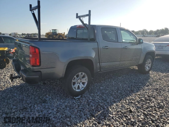 2022 Chevrolet Colorado 2WD LT with VIN 1GCGSCEN8N1321901, listed as a Copart auction lot 61240695 with Not provided miles and Non repairable. Bid and sale history available at DreamBid. Image 3.