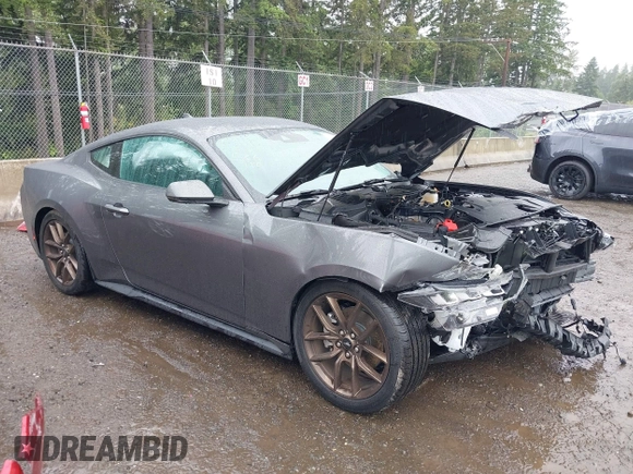 2024 Ford Mustang EcoBoost с VIN 1FA6P8TH3R5138045, выставлен на аукционе IAAI как лот 42385957 с пробегом 1 708 миль миль и . История ставок и продаж доступна на DreamBid. Изображение 1.