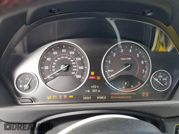 2019 BMW 4 Series 430i with VIN WBA4W3C55KAF93022, listed as a Copart auction lot 63199815 with 34,331 mi miles and Salvage title. Bid and sale history available at DreamBid. Image 9.