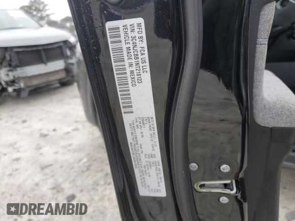 2022 Jeep Compass Latitude with VIN 3C4NJCBB1NT218123, listed as a Copart auction lot 48690445 with 71,465 mi miles and Salvage Title. Bid and sale history available at carsss.com. Image 13.