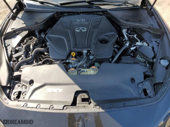 2019 Infiniti Q60 3.0t LUXE with VIN JN1EV7EL0KM291441, listed as a Copart auction lot 48387605 with 55,851 mi miles and Salvage Title. Bid and sale history available at carsss.com. Image 12.