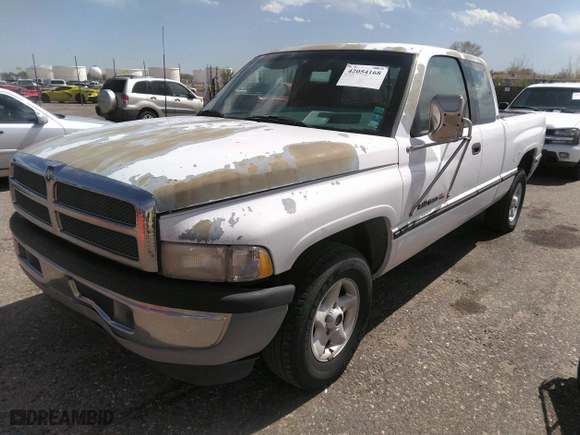 1996 Dodge Ram 1500 with VIN 1B7HC13Z4TJ151867, listed as a IAAI auction lot 42054168 with 293,637 mi miles. Bid and sale history available at carsss.com. Image 2.