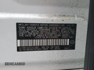 2015 Lexus GS 350 z VIN JTHCE1BL4FA009880, wystawiony jako Copart lot #59073665 z przebiegiem 223 223 mil mil oraz Szkoda całkowita • Salvage title. Historia ofert i sprzedaży dostępna na DreamBid. Obrazek 13.