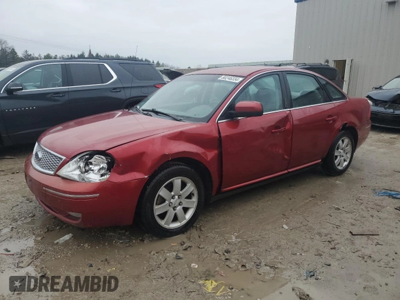 2007 Ford Five Hundred SEL with VIN 1FAHP24127G139924, listed as a Copart auction lot 80246334 with 187,033 mi miles and Non Repairable. Bid and sale history available at carsss.com. Image 1.