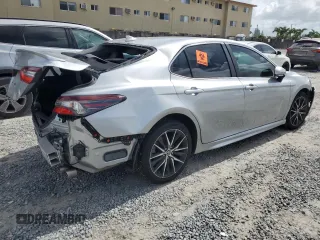 2021 Toyota Camry SE Nightshade with VIN 4T1T11AK1MU562662, listed as a Copart auction lot 66091464 with Not Provided miles and Non Repairable. Bid and sale history available at DreamBid. Image 3.