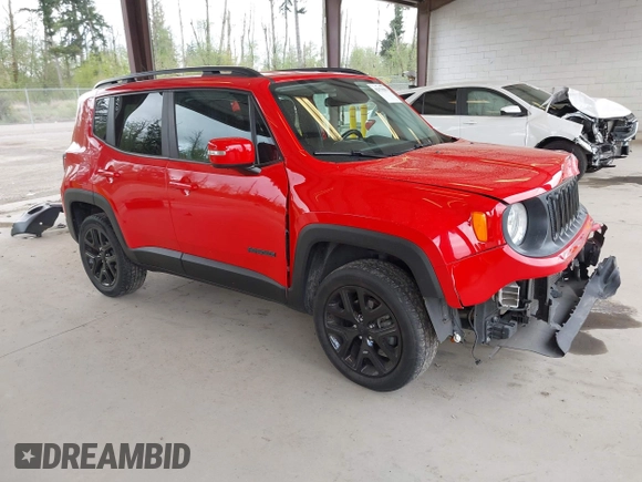 2017 Jeep Renegade Altitude with VIN ZACCJBBB9HPG47295, listed as a IAAI auction lot 42078881 with 49,824 mi miles and . Bid and sale history available at DreamBid. Image 1.