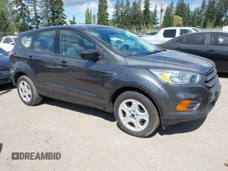 2017 Ford Escape S with VIN 1FMCU0F76HUC38828, listed as a IAAI auction lot 42100492 with 48,541 mi miles. Bid and sale history available at carsss.com. Image 1.