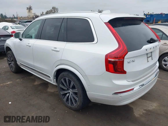 2024 Volvo XC90 Plus Bright Theme with VIN YV4062PE6R1226477, listed as a IAAI auction lot 41882985 with 15,057 mi miles and . Bid and sale history available at DreamBid. Image 3.