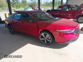 2025 Honda Accord Sport with VIN 1HGCY2F56SA005674, listed as a IAAI auction lot 42374923 with 5,278 mi miles and . Bid and sale history available at DreamBid. Image 1.