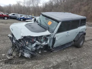 2022 Ford Bronco Raptor with VIN 1FMEE5JR3NLA50037, listed as a Copart auction lot 52032475 with 0 mi miles and Salvage Title. Bid and sale history available at carsss.com. Image 1.