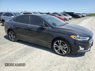 2019 Ford Fusion Titanium with VIN 3FA6P0D94KR205165, listed as a Copart auction lot 51829545 with 119,692 mi miles and Clean Title. Bid and sale history available at carsss.com. Image 4.