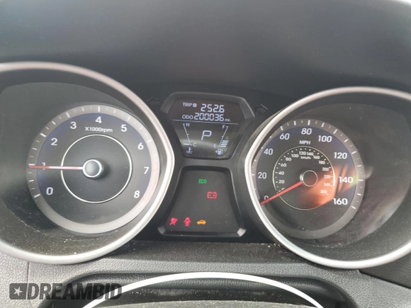 2013 Hyundai Elantra Coupe SE with VIN KMHDH6AE0DU006351, listed as a Copart auction lot 51983165 with 200,036 mi miles and Salvage Title. Bid and sale history available at carsss.com. Image 9.