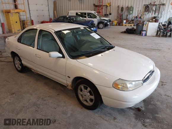1999 Ford Contour SE z VIN 1FAFP6634XK138025, wystawiony jako IAAI lot #42436185 z przebiegiem 90 226 mil mil oraz . Historia ofert i sprzedaży dostępna na DreamBid. Obrazek 1.