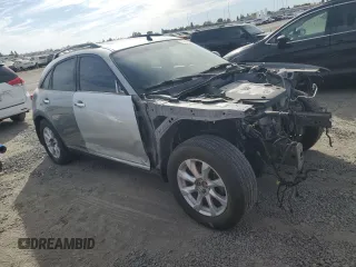 2006 Infiniti FX35 with VIN JNRAS08U86X101065, listed as a Copart auction lot 75566464 with 176,324 mi miles and Salvage Title. Bid and sale history available at carsss.com. Image 4.