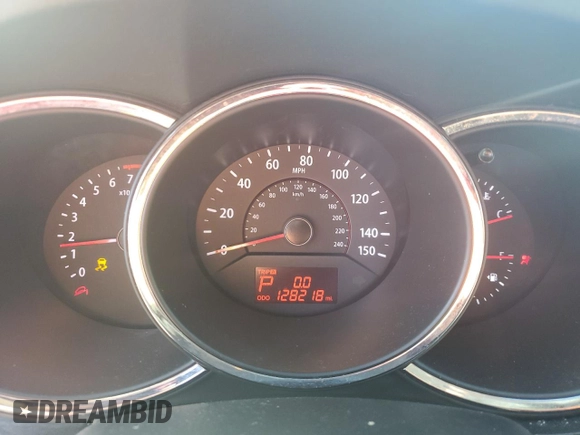 2012 Kia Sorento LX with VIN 5XYKT4A20CG276328, listed as a Copart auction lot 44186065 with 128,218 mi miles and Salvage Title. Bid and sale history available at carsss.com. Image 9.