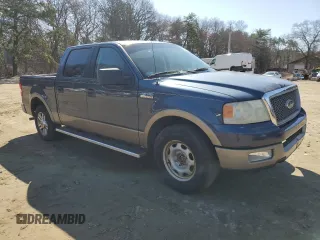 2005 Ford F-150 XLT with VIN 1FTPW12595FB58076, listed as a Copart auction lot 52642105 with 102,646 mi miles and Clean Title. Bid and sale history available at carsss.com. Image 4.