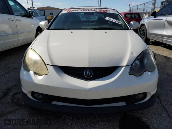 2002 Acura RSX Type S with VIN JH4DC53072C020456, listed as a Copart auction lot 49526895 with 252,821 mi miles and Clean Title. Bid and sale history available at carsss.com. Image 5.