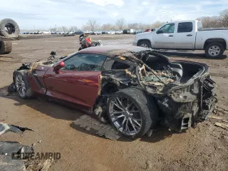 2016 Chevrolet Corvette Z06 3LZ with VIN 1G1YU2D64G5612824, listed as a Copart auction lot 47234055 with Not provided miles and Salvage title. Bid and sale history available at DreamBid. Image 2.