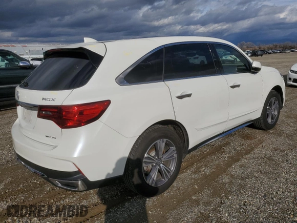 2019 Acura MDX with VIN 5J8YD4H39KL018108, listed as a Copart auction lot 46162605 with 76,322 mi miles and Salvage title. Bid and sale history available at DreamBid. Image 3.