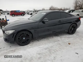 2014 BMW 4 Series 428i xDrive with VIN WBA3N5C52EF717276, listed as a Copart auction lot 43436715 with 200,942 mi miles and Salvage Title. Bid and sale history available at carsss.com. Image 1.
