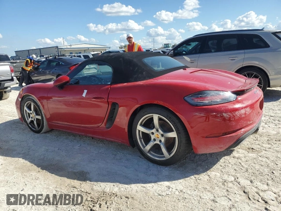 2017 Porsche 718 Boxster z VIN WP0CA2A86HS221306, wystawiony jako Copart lot #76144334 z przebiegiem Nie podano mil oraz Nie do naprawy. Historia ofert i sprzedaży dostępna na DreamBid. Obrazek 2.