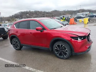 2023 Mazda CX-5 S Premium with VIN JM3KFBDM1P0258786, listed as a IAAI auction lot 41416947 with 28,157 mi miles and . Bid and sale history available at DreamBid. Image 14.