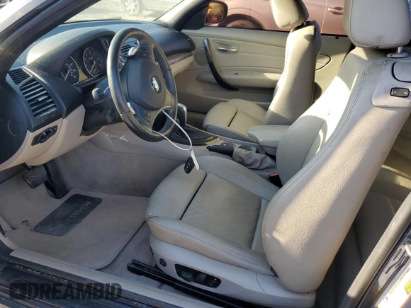 2010 BMW 1 Series 128i with VIN WBAUL7C5XAVJ78363, listed as a Copart auction lot 58774774 with 206,569 mi miles and Clean title. Bid and sale history available at DreamBid. Image 7.