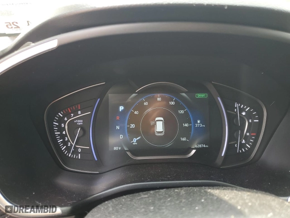 2020 Hyundai Santa Fe Limited with VIN 5NMS53AA8LH282847, listed as a Copart auction lot 54123895 with 62,874 mi miles and Salvage Title. Bid and sale history available at carsss.com. Image 9.
