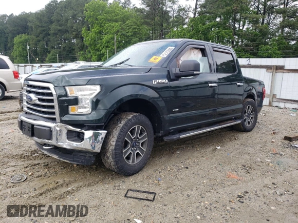 2015 Ford F-150 XLT with VIN 1FTEW1EP2FFB37060, listed as a Copart auction lot 58825175 with 133,438 mi miles and Salvage title. Bid and sale history available at DreamBid. Image 1.