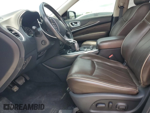 2019 Infiniti QX60 Luxe z VIN 5N1DL0MM7KC521610, wystawiony jako Copart lot #55077355 z przebiegiem 54 561 mil mil oraz Szkody całkowita. Historia ofert i sprzedaży dostępna na DreamBid. Obrazek 7.