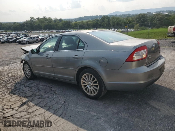 2008 Mercury Milan Premier with VIN 3MEHM08Z28R633619, listed as a Copart auction lot 84445744 with 170,147 mi miles and Salvage title. Bid and sale history available at DreamBid. Image 2.