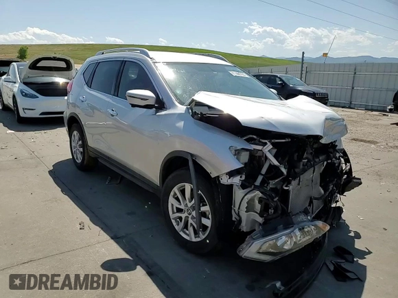 2017 Nissan Rogue SV with VIN KNMAT2MV4HP588324, listed as a Copart auction lot 61448755 with 43,596 mi miles and Salvage title. Bid and sale history available at DreamBid. Image 15.