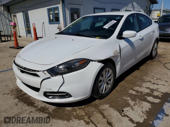 2014 Dodge Dart SXT with VIN 1C3CDFBB4ED724359, listed as a Copart auction lot 49392615 with 87,763 mi miles and Salvage Title. Bid and sale history available at carsss.com. Image 1.