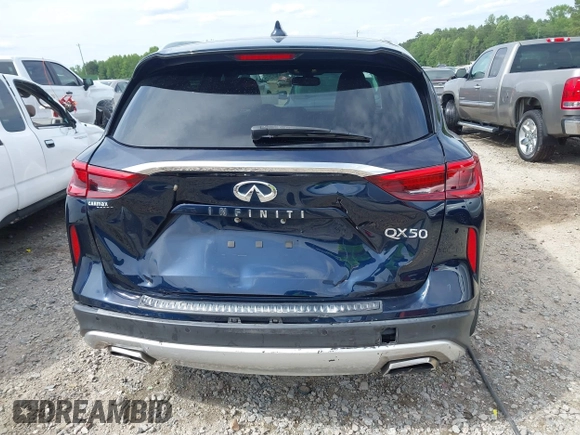 2019 Infiniti QX50 Essential with VIN 3PCAJ5M12KF118394, listed as a IAAI auction lot 42210552 with 98,068 mi miles and . Bid and sale history available at DreamBid. Image 16.