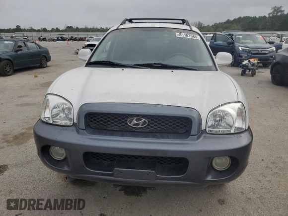 2003 Hyundai Santa Fe GLS with VIN KM8SC13D53U438588, listed as a Copart auction lot 51182585 with 140,507 mi miles and Salvage Title. Bid and sale history available at carsss.com. Image 5.