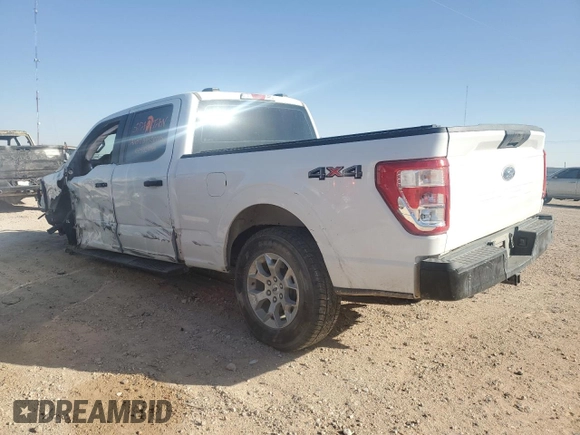 2023 Ford F-150 XL with VIN 1FTFW1E53PKF03975, listed as a Copart auction lot 88258705 with 41,313 mi miles and Salvage Title. Bid and sale history available at carsss.com. Image 2.
