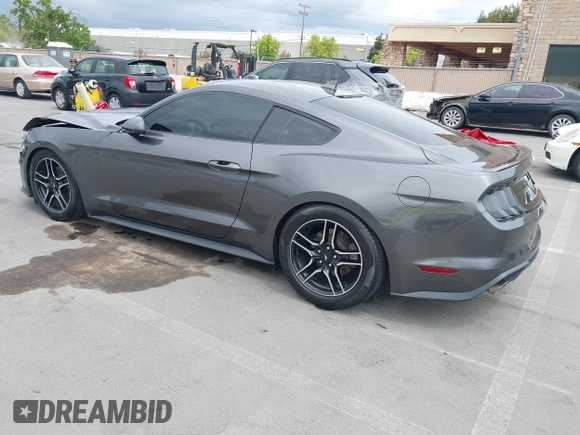 2020 Ford Mustang EcoBoost with VIN 1FA6P8TH6L5182192, listed as a IAAI auction lot 42129608 with 75,281 mi miles and . Bid and sale history available at DreamBid. Image 3.