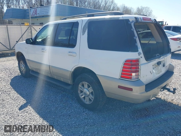 2004 Mercury Mountaineer Convenience z VIN 4M2ZU86E04UJ22833, wystawiony jako IAAI lot #41867579 z przebiegiem 96 953 mil mil oraz . Historia ofert i sprzedaży dostępna na DreamBid. Obrazek 3.