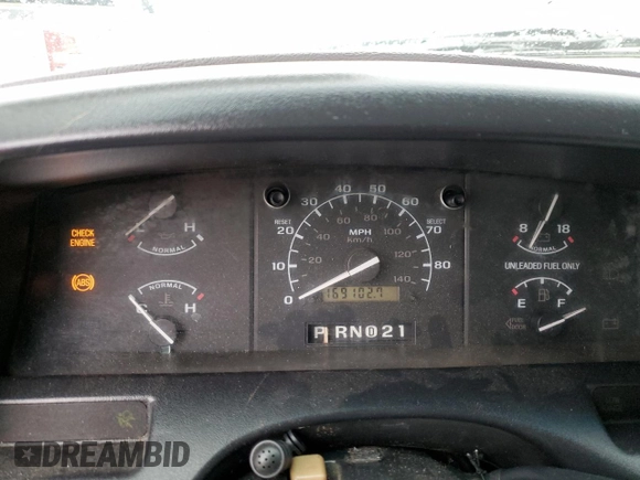 1996 Ford F-150 with VIN 1FTEF14N6TNA12743, listed as a Copart auction lot 84621234 with 169,102 mi miles and Salvage title. Bid and sale history available at DreamBid. Image 9.