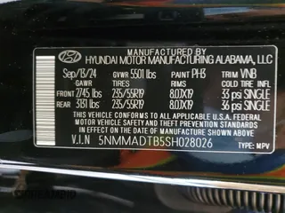 2025 Genesis GV70 2.5T with VIN 5NMMADTB5SH028026, listed as a Copart auction lot 45193745 with 2,243 mi miles and Salvage title. Bid and sale history available at DreamBid. Image 12.