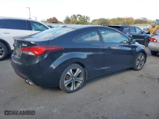 2014 Hyundai Elantra Coupe with VIN KMHDH6AH7EU028746, listed as a Copart auction lot 76492654 with 104,905 mi miles and Clean Title. Bid and sale history available at carsss.com. Image 3.