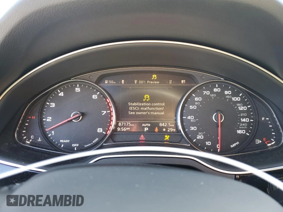 2019 Audi Q7 Premium with VIN WA1AAAF7XKD008723, listed as a Copart auction lot 41362765 with 87,175 mi miles and Salvage title. Bid and sale history available at DreamBid. Image 9.
