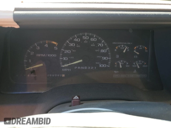 1995 GMC Sierra 1500 with VIN 2GTEC19H9S1560019, listed as a Copart auction lot 79917704 with 259,042 mi miles and Clean Title. Bid and sale history available at DreamBid. Image 9.