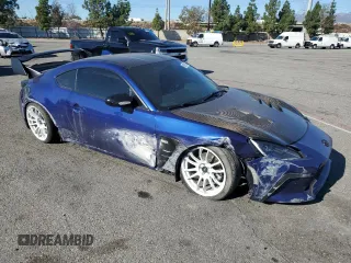 2023 Toyota GR86 with VIN JF1ZNBC19P8754136, listed as a Copart auction lot 81599794 with 17,905 mi miles and Salvage Title. Bid and sale history available at carsss.com. Image 4.