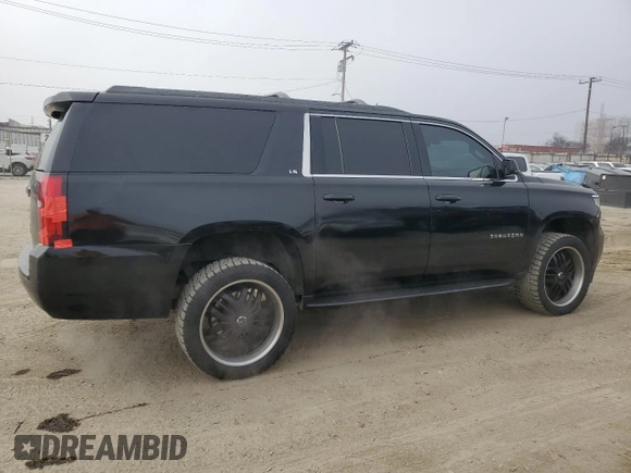 2015 Chevrolet Suburban LS z VIN 1GNSCHKC5FR250108, wystawiony jako Copart lot #47133585 z przebiegiem 188 099 mil mil oraz Czysty tytuł • Clean title. Historia ofert i sprzedaży dostępna na DreamBid. Obrazek 3.