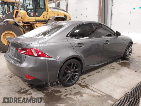 2015 Lexus IS 250 with VIN JTHCF1D29F5020402, listed as a IAAI auction lot 41536371 with 154,595 mi miles and . Bid and sale history available at DreamBid. Image 4.