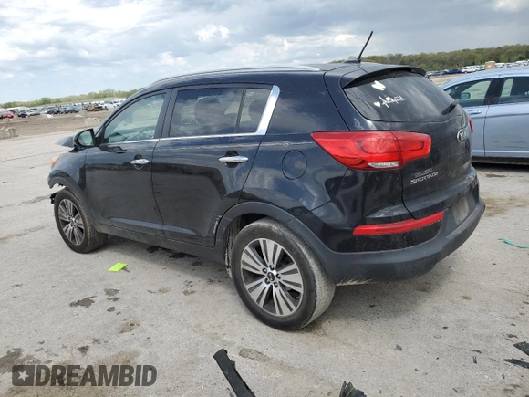 2016 Kia Sportage EX with VIN KNDPC3AC8G7860293, listed as a Copart auction lot 54138595 with 115,060 mi miles and Salvage title. Bid and sale history available at DreamBid. Image 2.